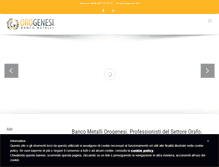 Tablet Screenshot of orogenesi.net